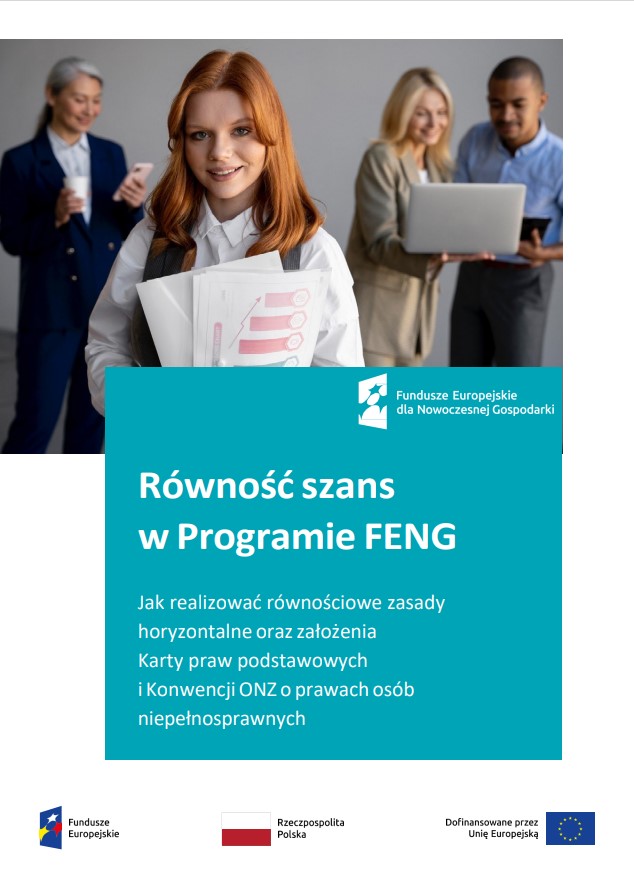 Okładka publikacji poradnika równościowego FENG.